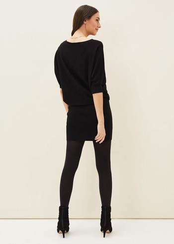 Phase Eight Becca Batwingted Knitwear Black Canada | LESJUF-350